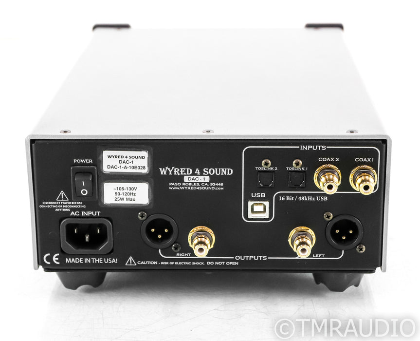 Wyred 4 Sound DAC-1 DAC; D/A Converter; Silver; AS-IS (Dim Display)