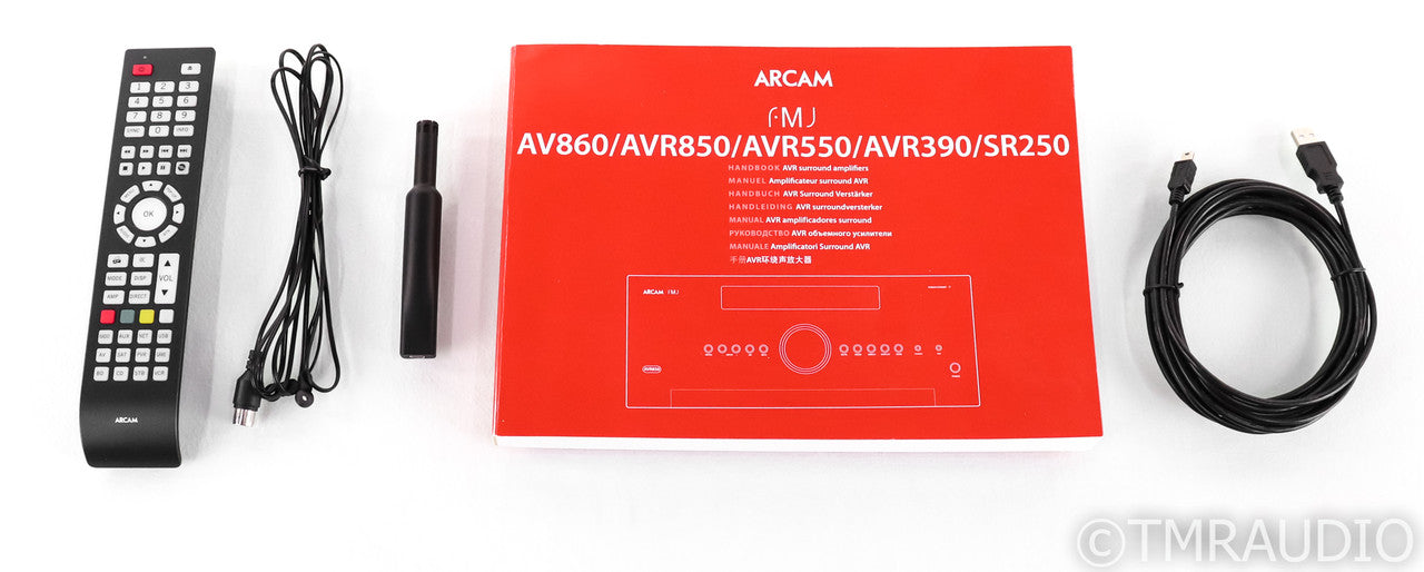 Arcam AVR550 7.2 Channel Home Theater Reciever; AVR-550; Remote