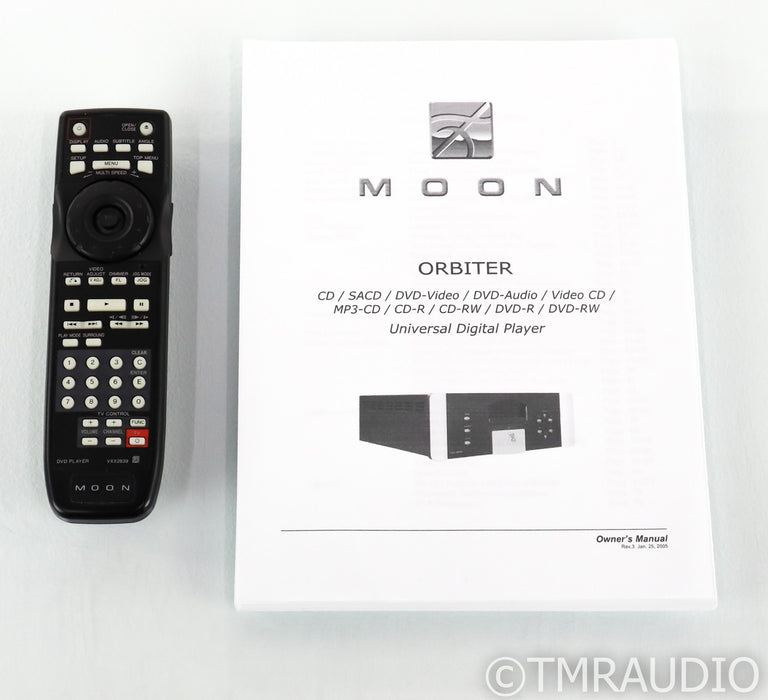 SimAudio Moon Orbiter SACD / CD / DVD Player; DAC; Black; Remote