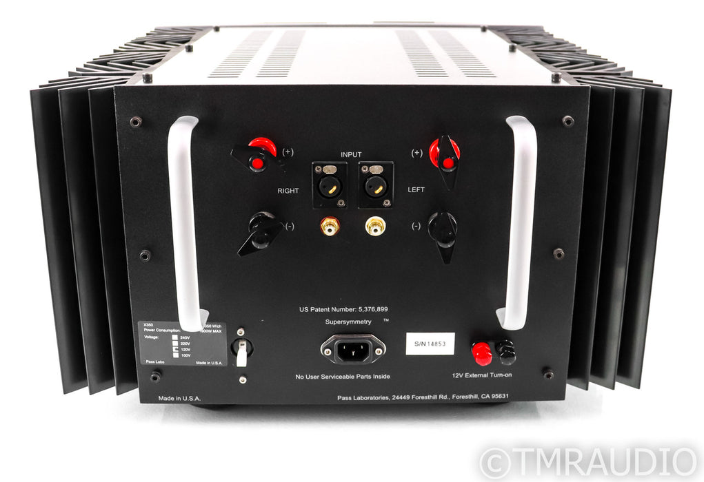 Pass Labs X350 Stereo Power Amplifier; X-350