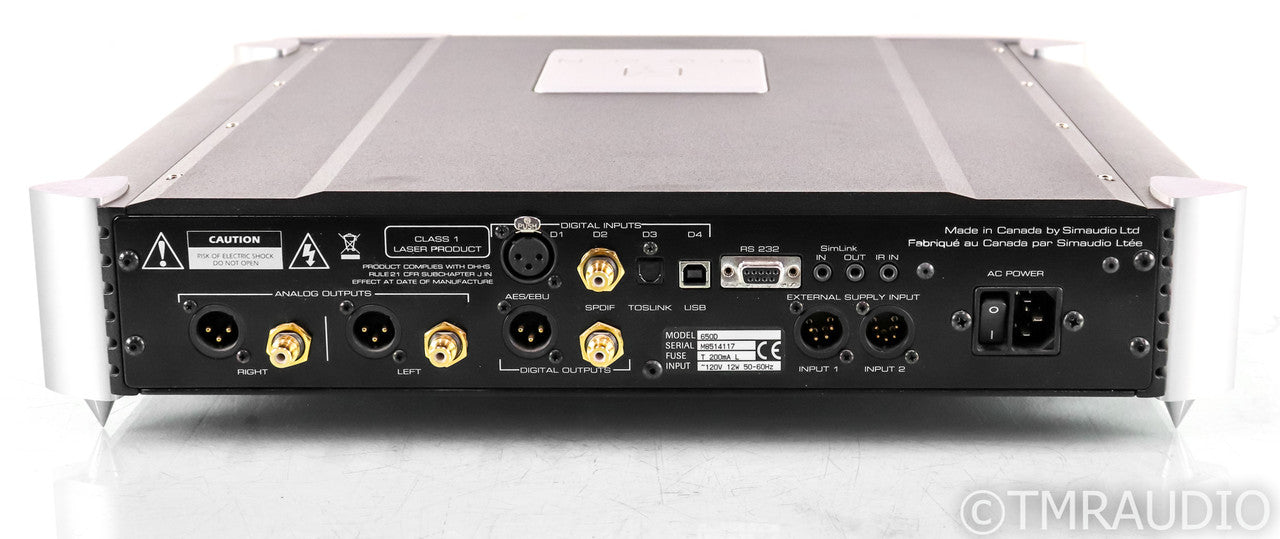 SimAudio Moon Evolution 650D CD Player / DAC; D/A Converter; 650-D; Remote