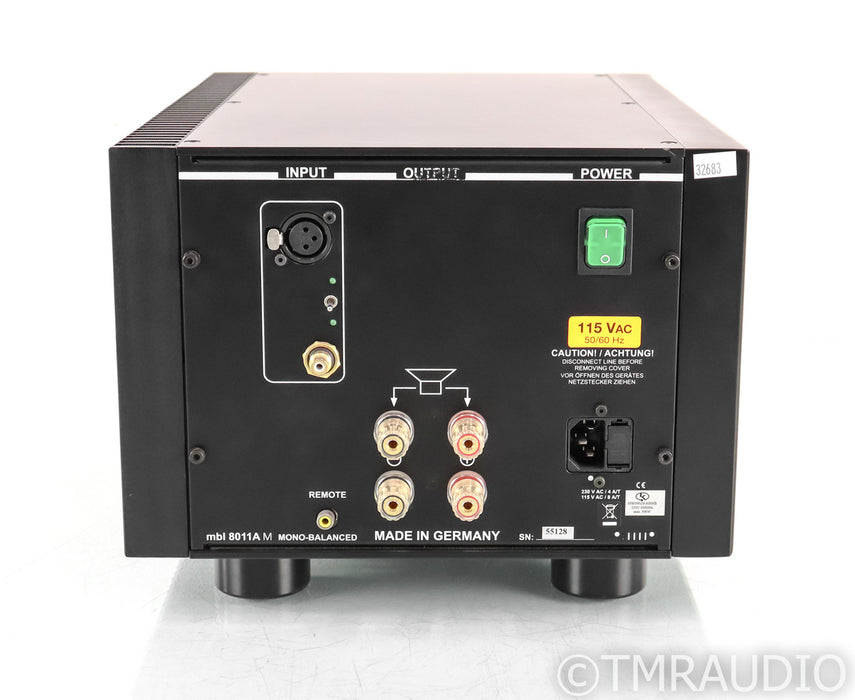 MBL 8011AM Mono Balanced Power Amplifier; 8011 M; Silver (Single)