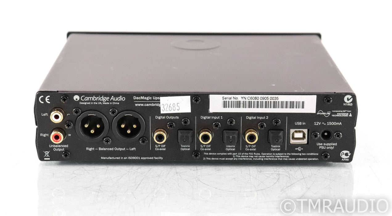Cambridge Audio DacMagic Upsampling DAC; D/A Converter; Black