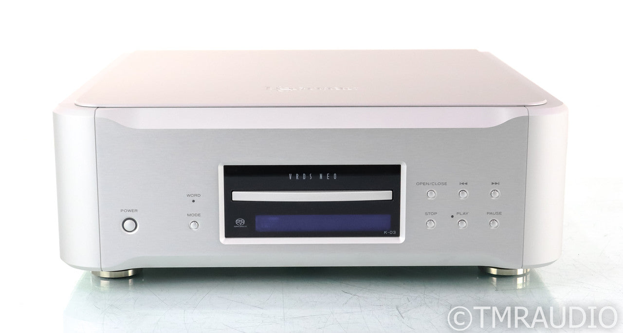 Esoteric K-03 SACD / CD Player; K03; D/A Converter; Silver; Remote