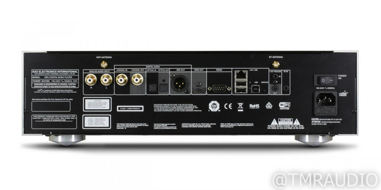 NAD Masters Series M50.2 Streaming Music Player; M-50.2; 2 TB Hard Drive (New)