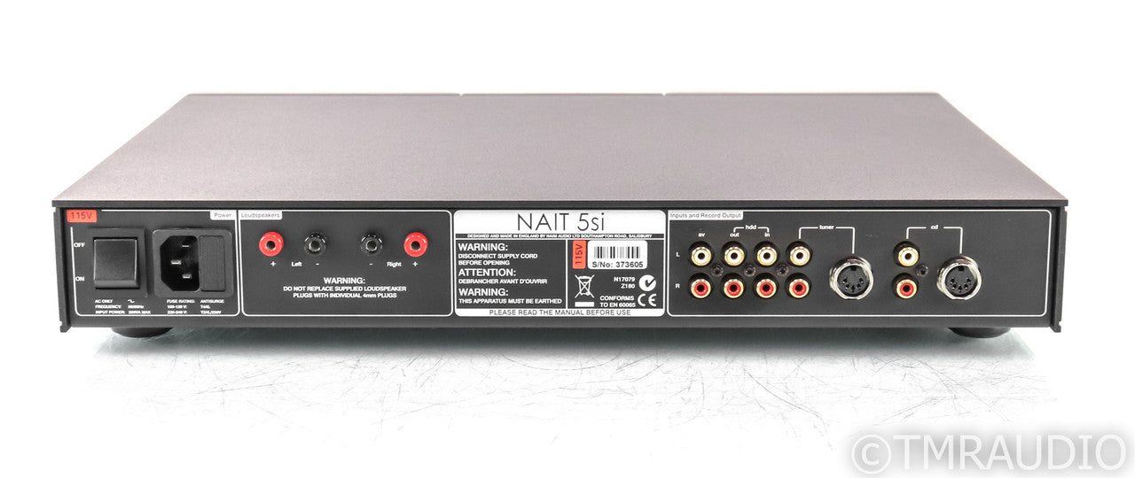 Naim Nait 5si Stereo Integrated Amplifier; 5-SI; Remote