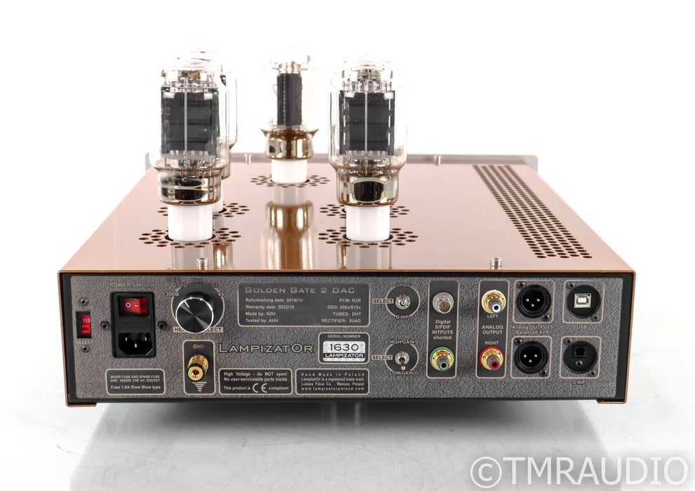 Lampizator Golden Gate 2 DSD Tube DAC; GG2; DSD 512; Upgraded