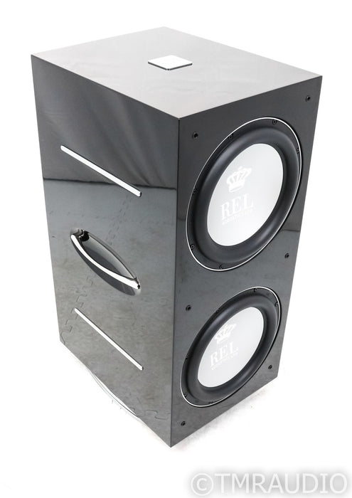 REL 212SX 12" Powered Subwoofer; Piano Black