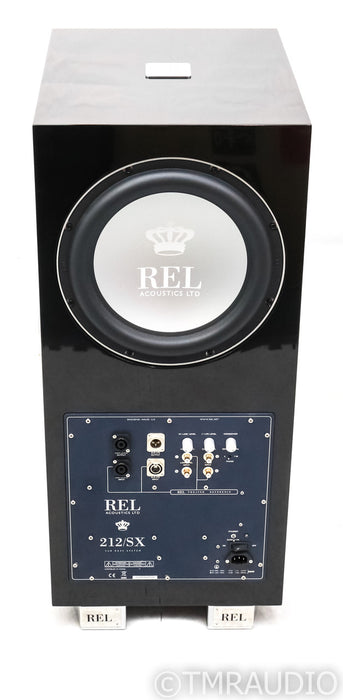 REL 212SX 12" Powered Subwoofer; Piano Black