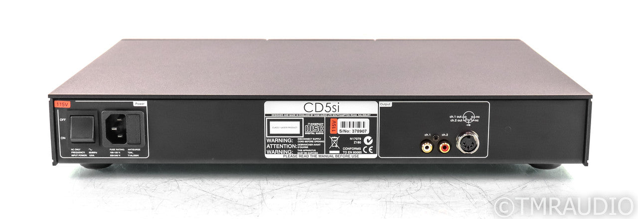 Naim CD5si CD Player; CD 5-si; Remote