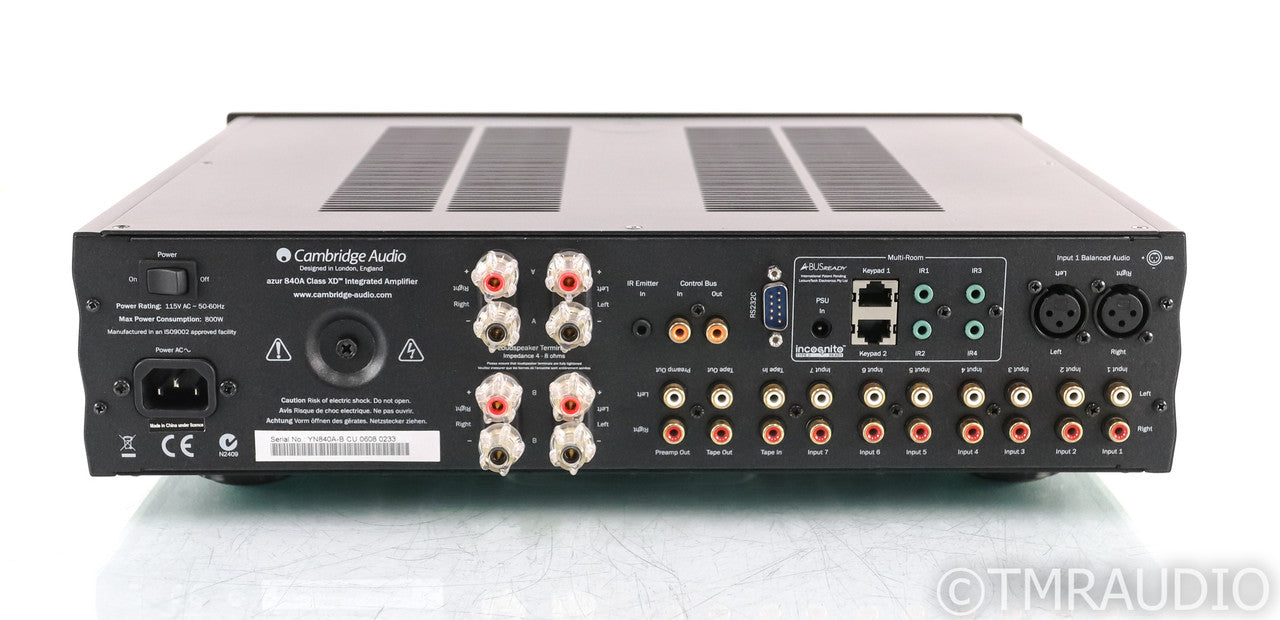 Cambridge Audio Azur 840A Stereo Integrated Amplifier; 840-A; AS-IS (Distorted)