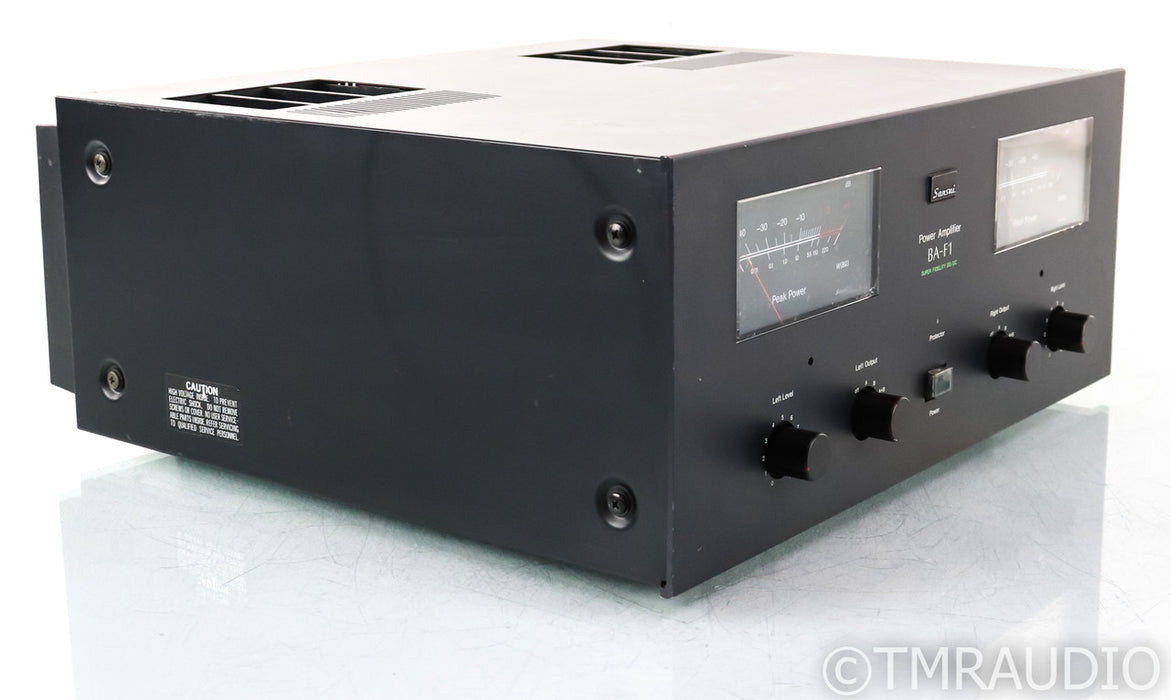 Sansui BA-F1 Vintage Stereo Power Amplifier; BAF1; Black
