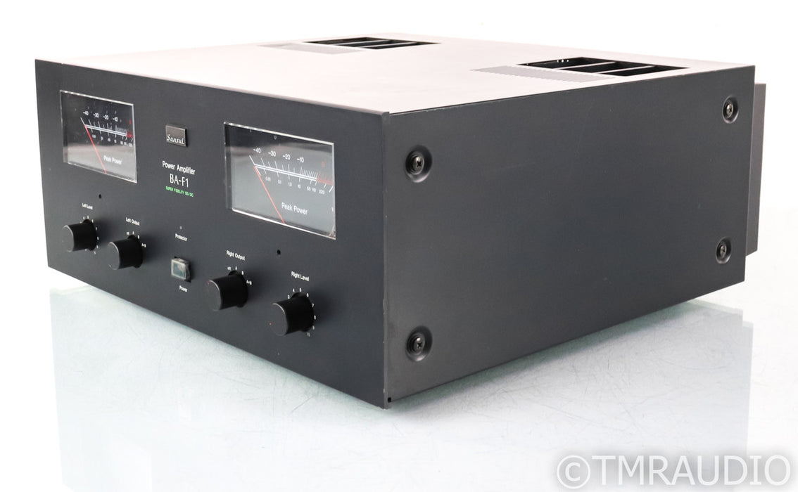 Sansui BA-F1 Vintage Stereo Power Amplifier; BAF1; Black