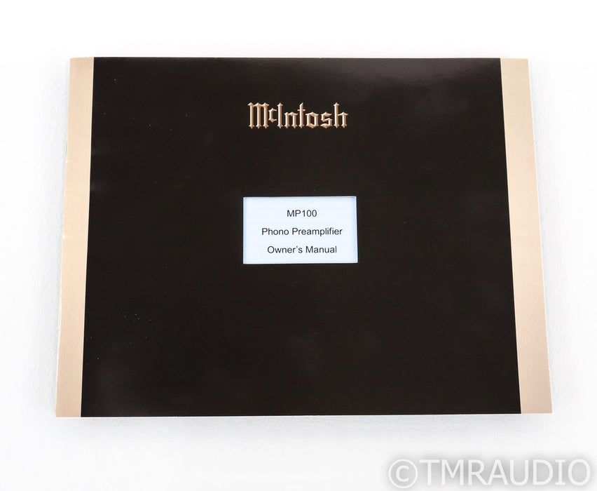 McIntosh MP100 Phono Preamplifier; MP-100