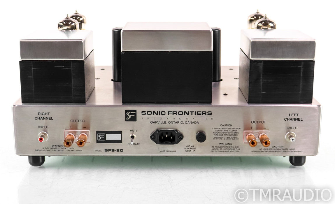 Sonic Frontiers SFS-80 Stereo Tube Power Amplifier; SFS80