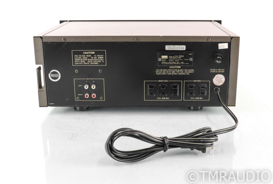Sansui CA-2000 Vintage Stereo Preamplifier; CA2000; MM / MC Phono
