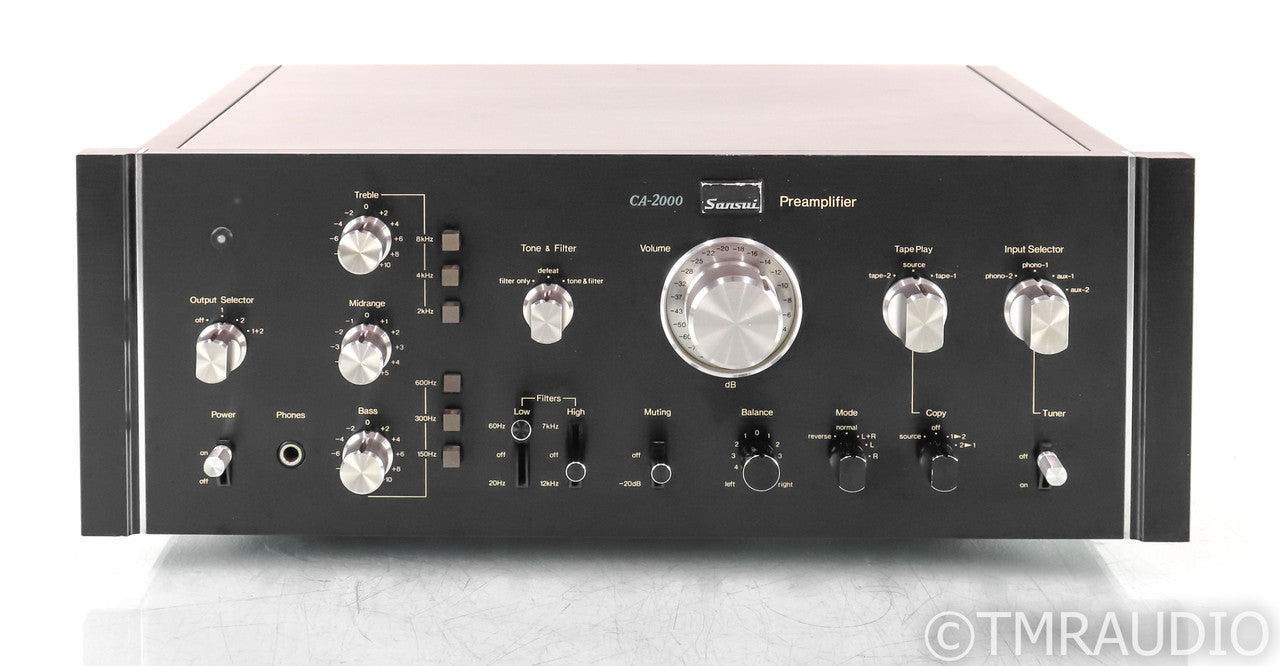 Sansui CA-2000 Vintage Stereo Preamplifier; CA2000; MM / MC Phono