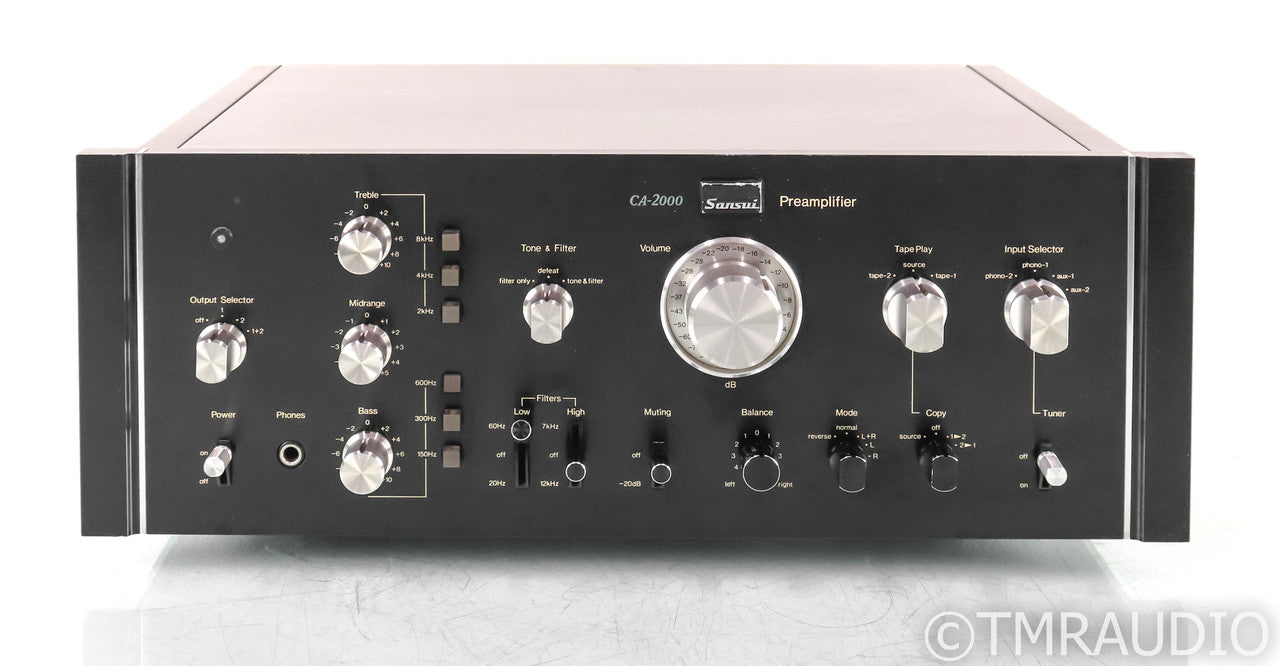 Sansui CA-2000 Vintage Stereo Preamplifier; CA2000; MM / MC Phono