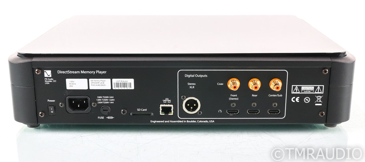 PS Audio DirectStream Memory Player SACD/CD Transport; Remote; DMP