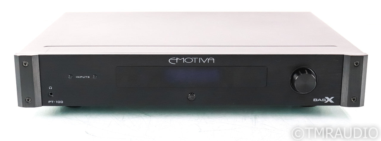 Emotiva PT-100 Stereo Preamplifier / FM Tuner; PT100; MM / MC Phono (No Remote)