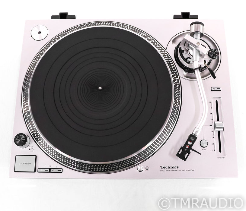 Technics SL-1200GR Direct Drive Turntable; SL1200GR; Silver (No Cartridge)