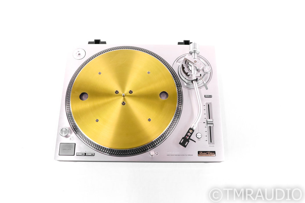 Technics SL-1200GAE Direct Drive Turntable; 50th Anniversary (No Cartridge)