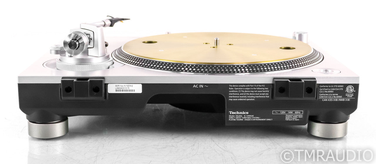 Technics SL-1200GAE Direct Drive Turntable; 50th Anniversary (No Cartridge)