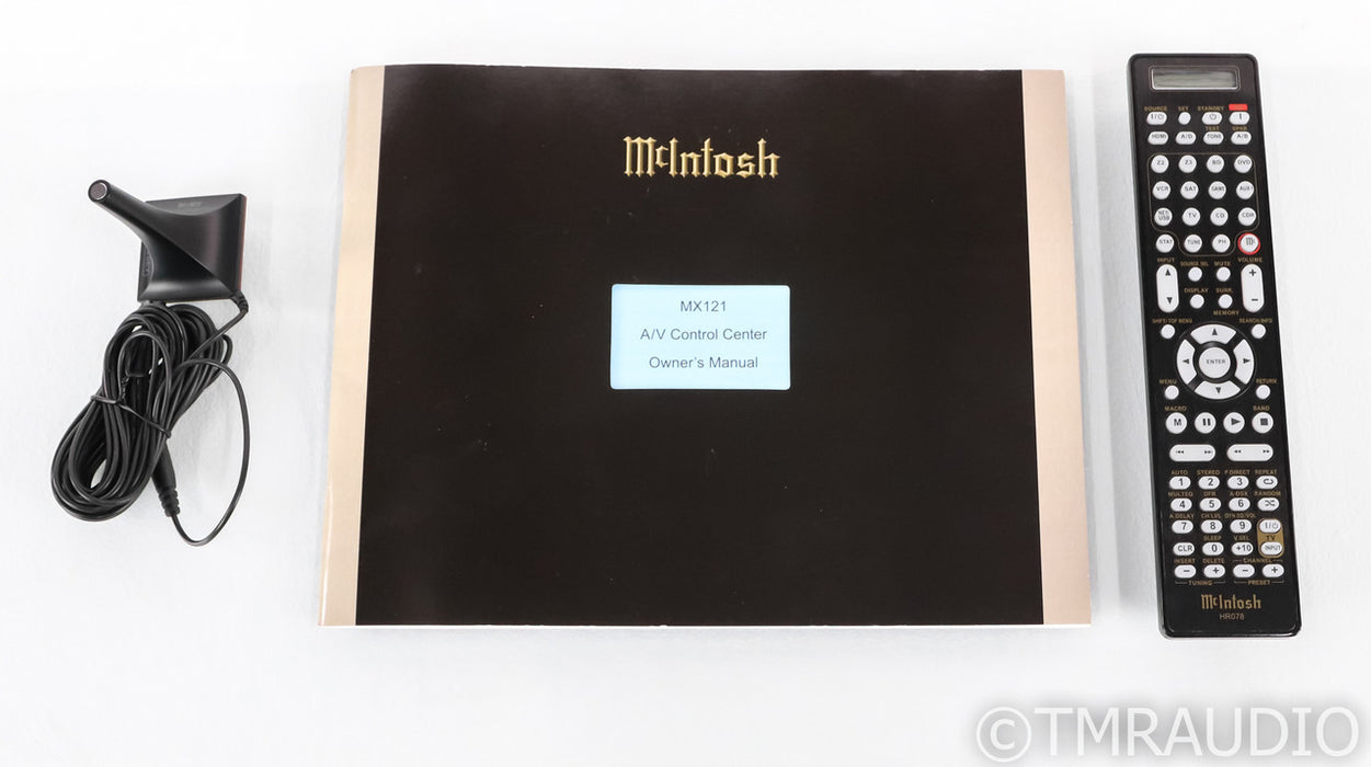 McIntosh MX121 7.2 Channel Home Theater Processor; MX-121; MM Phono; Remote