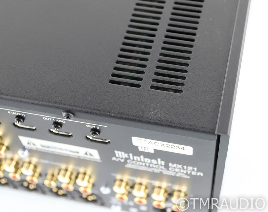 McIntosh MX121 7.2 Channel Home Theater Processor; MX-121; MM Phono; Remote
