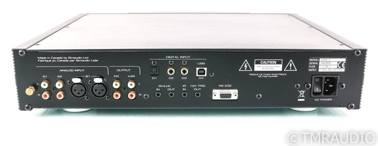 Simaudio Moon Neo 430HA D Headphone Amplifier; 430-HA D; DAC; Black