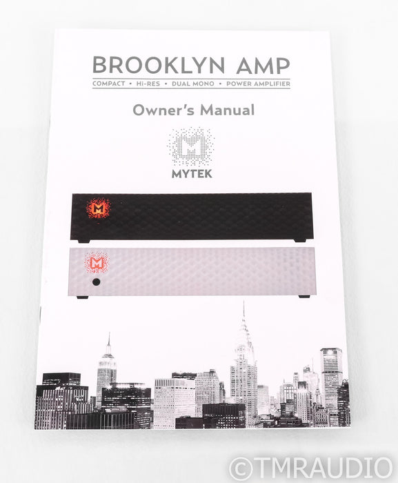 Mytek Brooklyn Amp Stereo Power Amplifier; Black