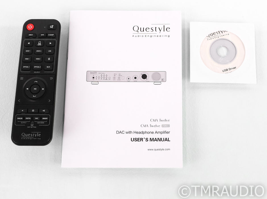 Questyle Audio Engineering CMA Twelve Headphone Amplifier; DAC; 12; Black; Remote