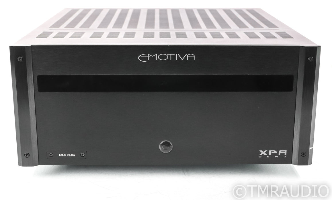 Emotiva XPA-9 Gen 3 9 Channel Power Amplifier; NINE / 5.2s; Black