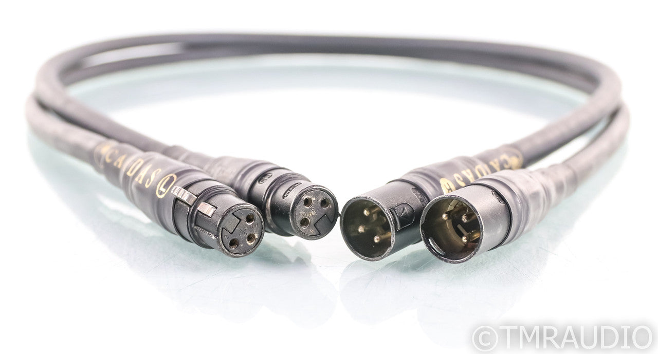 Cardas Golden Reference XLR Cables; 1m Pair Balanced Interconnects