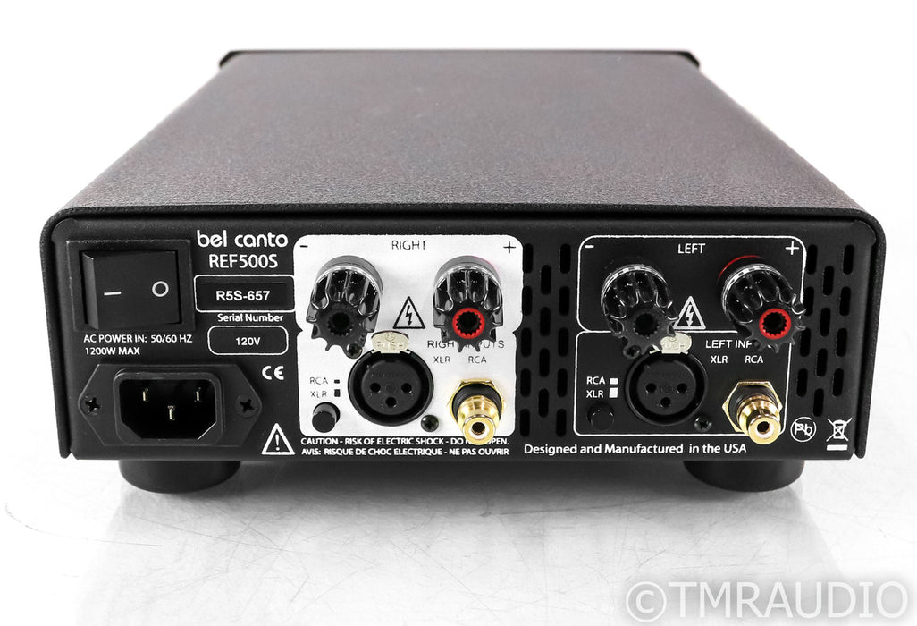 Bel Canto e.One REF500S Stereo Power Amplifier; Black