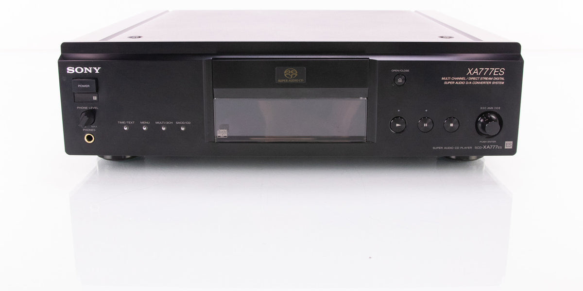 Sony XA777ES SACD / CD Player; XA-777ES; Remote — The Music Room