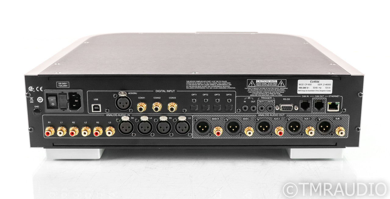 Classe CP-800 Stereo Preamplifier / DAC; D/A Converter; Silver; Remote