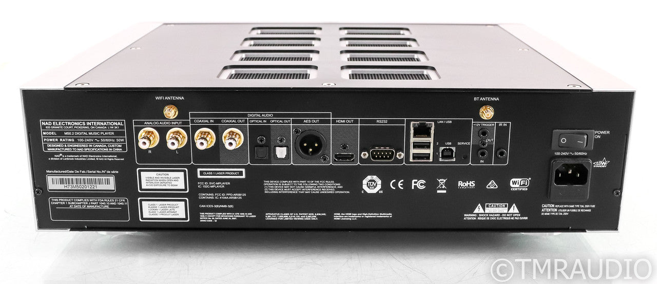 NAD Masters M50.2 Wireless Network Streamer / Server; Spotify; Bluetooth; 2TB