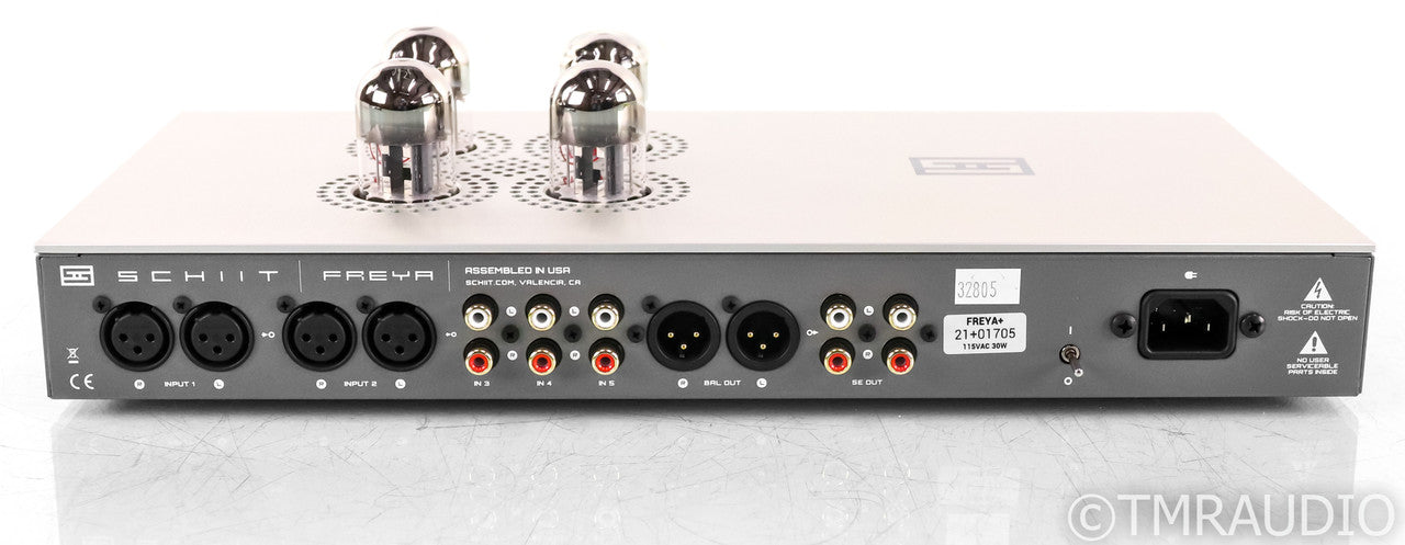 Schiit Freya+ Stereo Tube Hybrid Preamplifier; Silver; Remote