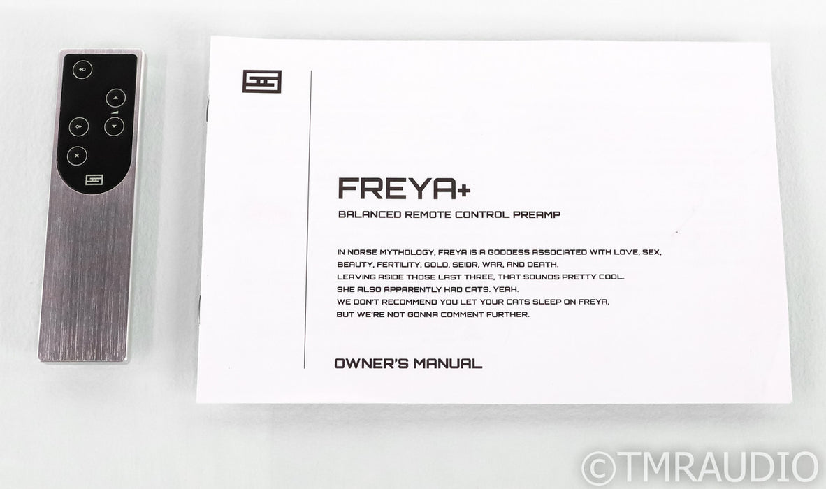 Schiit Freya+ Stereo Tube Hybrid Preamplifier; Silver; Remote