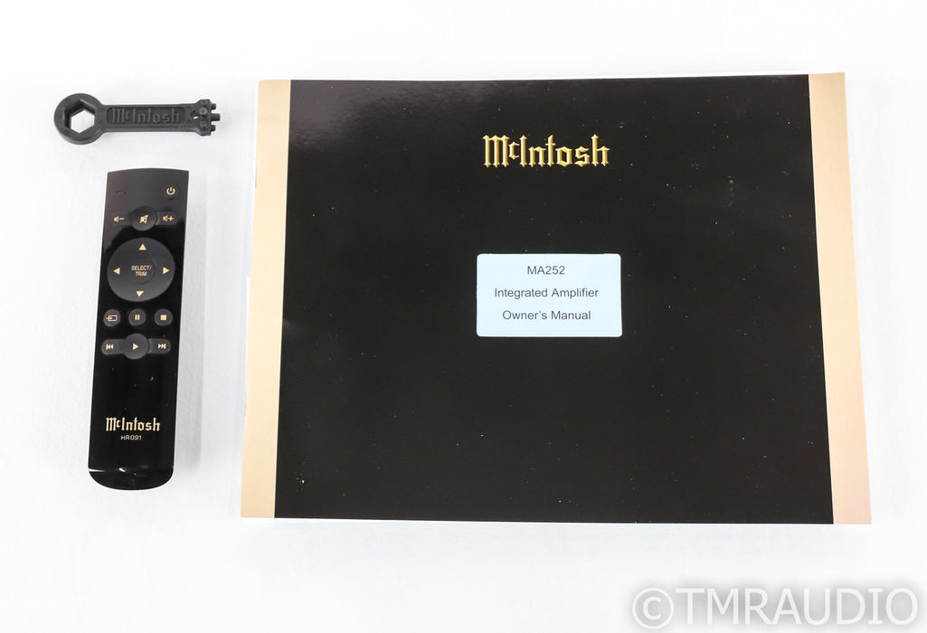 McIntosh MA252 Stereo Tube Hybrid Integrated Amplifier; MA-252; MM Phono