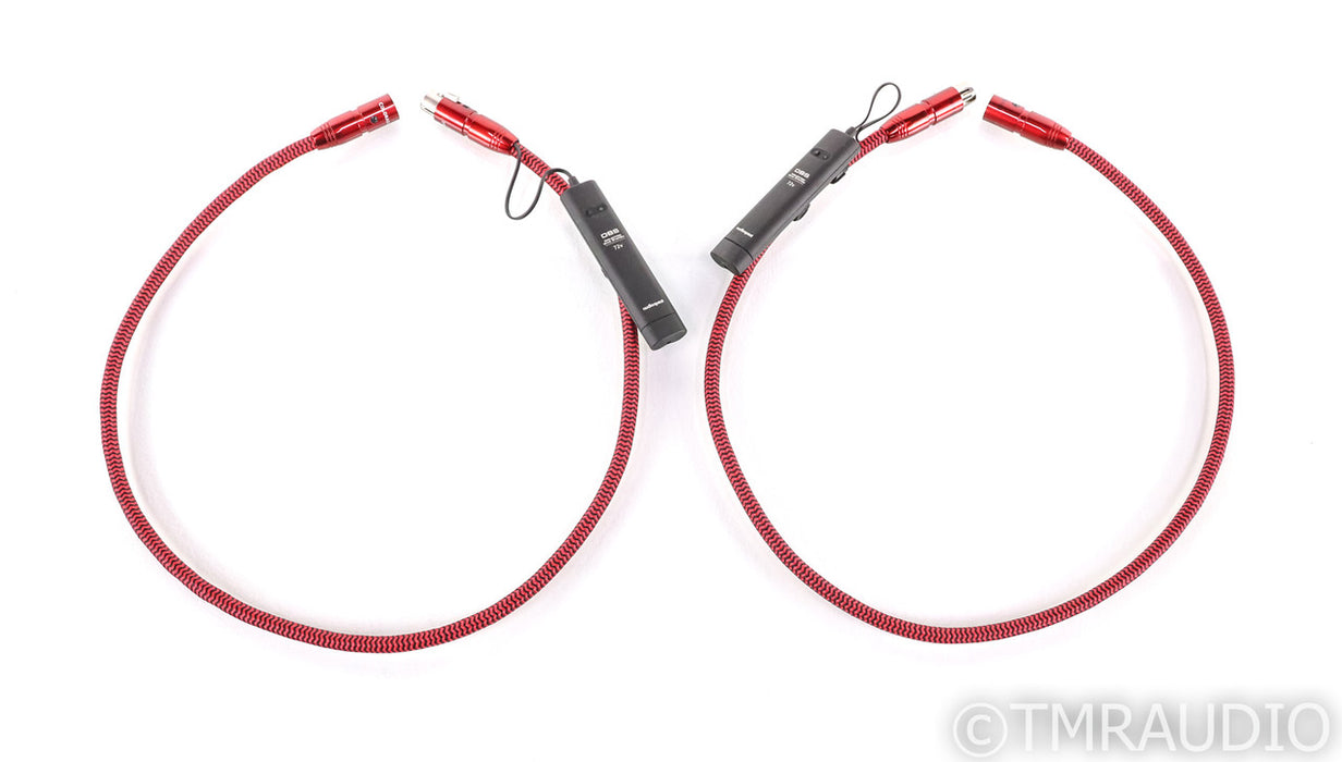 AudioQuest Colorado XLR Cables; 1m Pair Balanced Interconnects; 72v DBS