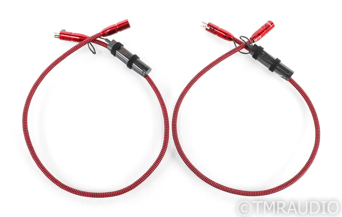 AudioQuest Colorado XLR Cables; 1m Pair Balanced Interconnects; 72v DBS (1/0)