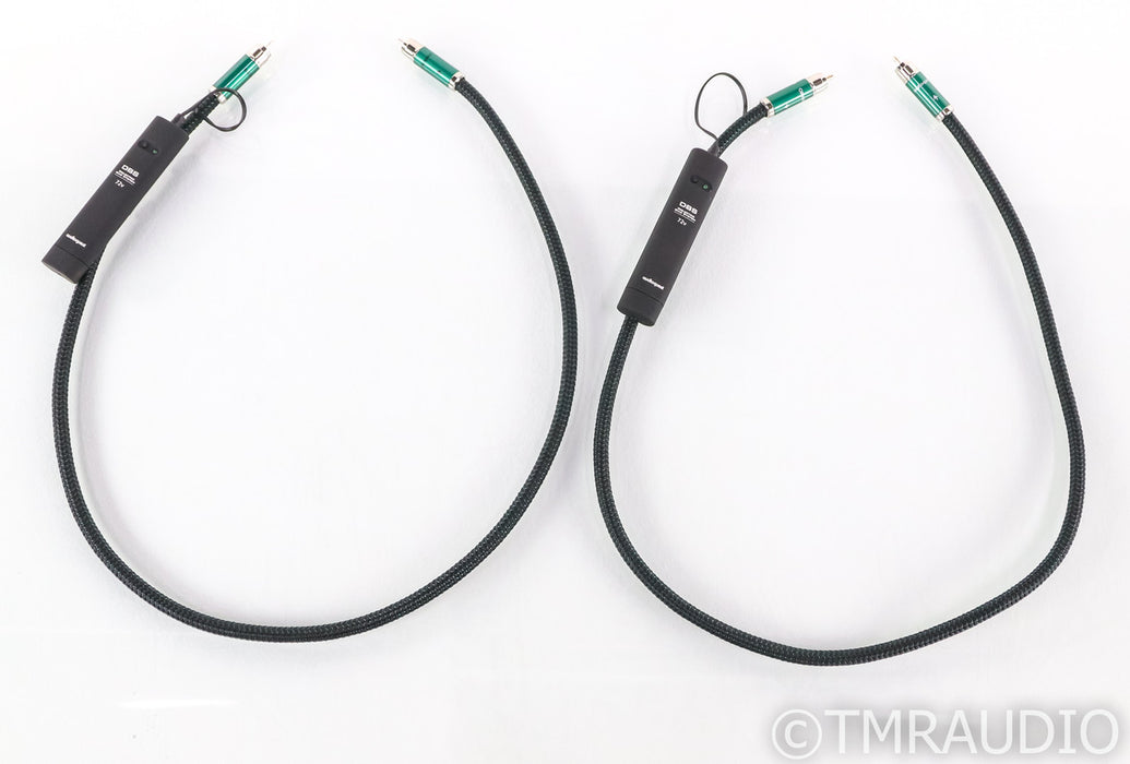 AudioQuest Columbia RCA Cables; 1m Pair Interconnects; 72v DBS