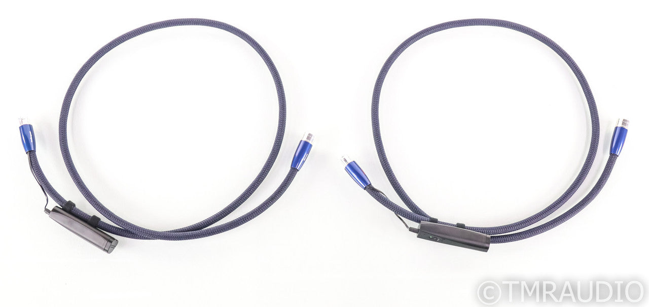 AudioQuest Water XLR Cables; 1.5m Pair Balanced Interconnects; 72v DBS (1/2)