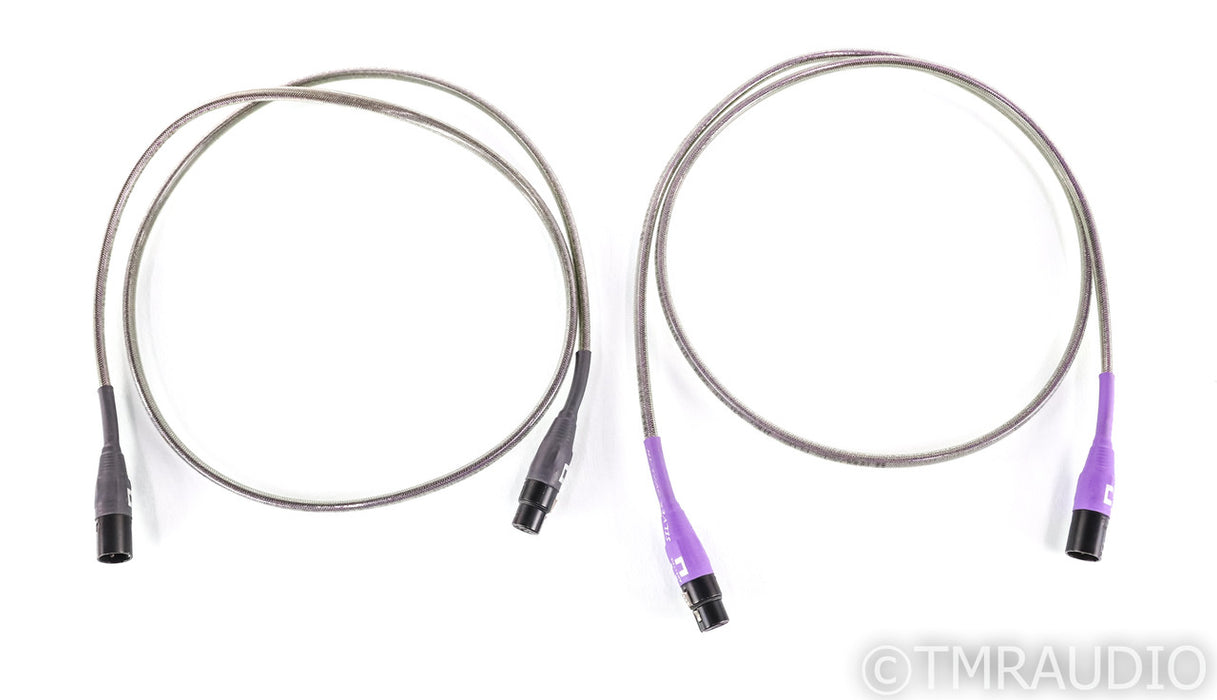 Analysis Plus Silver Oval-In XLR Cables; 1.5m Pair Balanced Interconnects