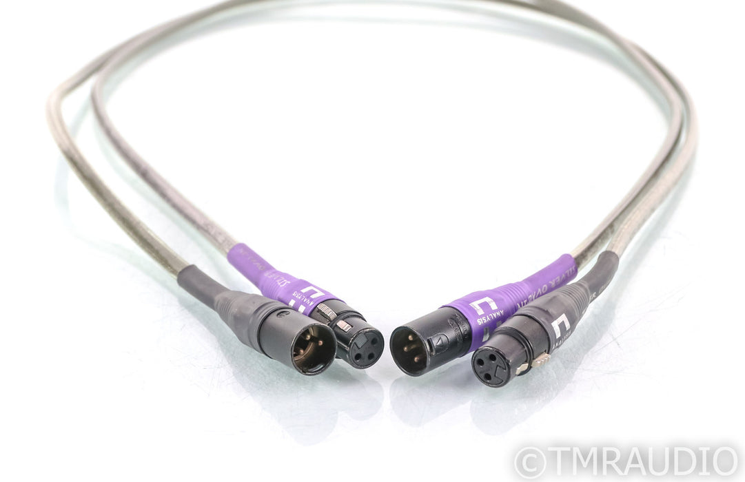 Analysis Plus Silver Oval-In XLR Cables; 1.5m Pair Balanced Interconnects