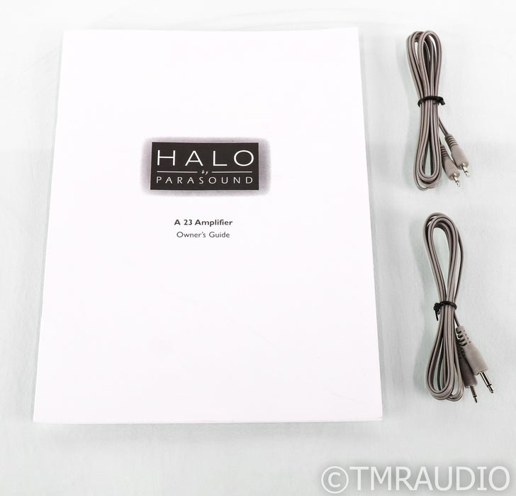 Parasound Halo A23 Stereo Power Amplifier; A 23; Black