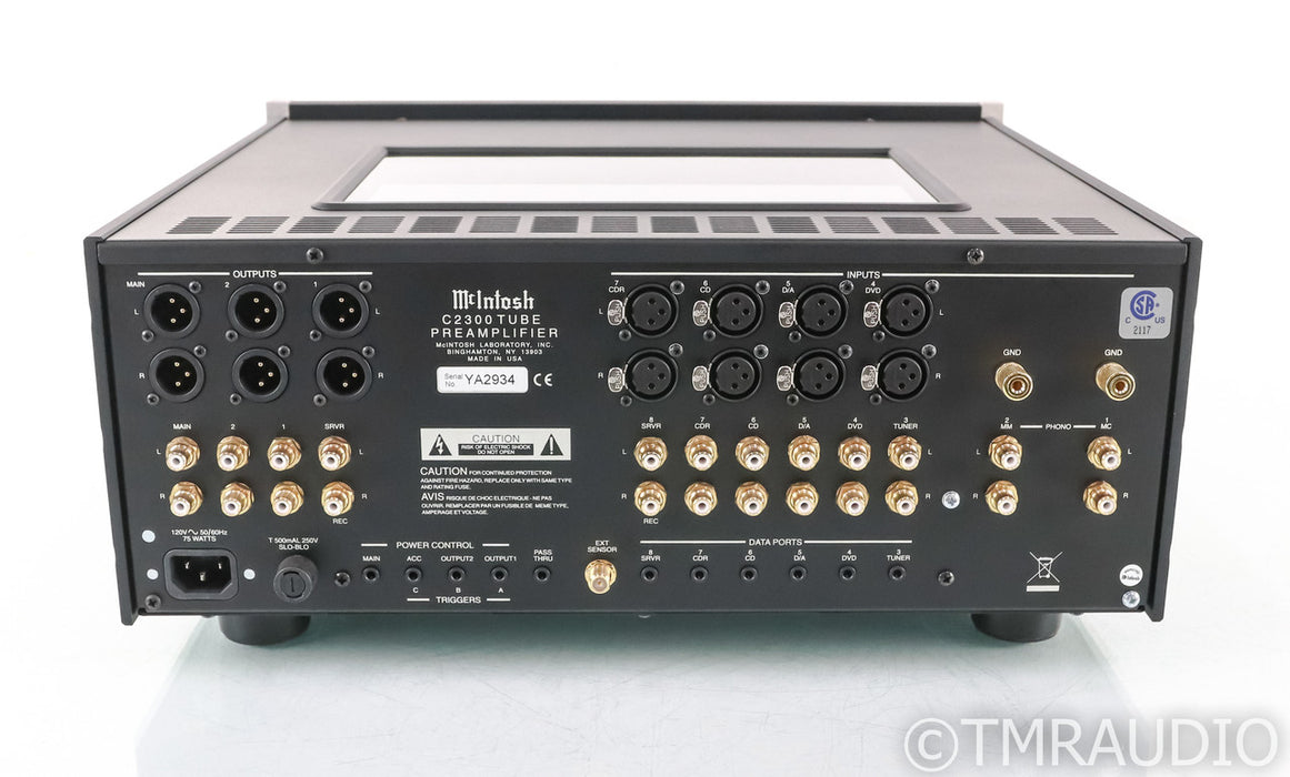 McIntosh C2300 Stereo Tube Preamplifier; C-2300; Remote; MM / MC Phono
