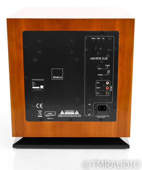 Dali Mentor Sub 10" Powered Subwoofer; Cherry